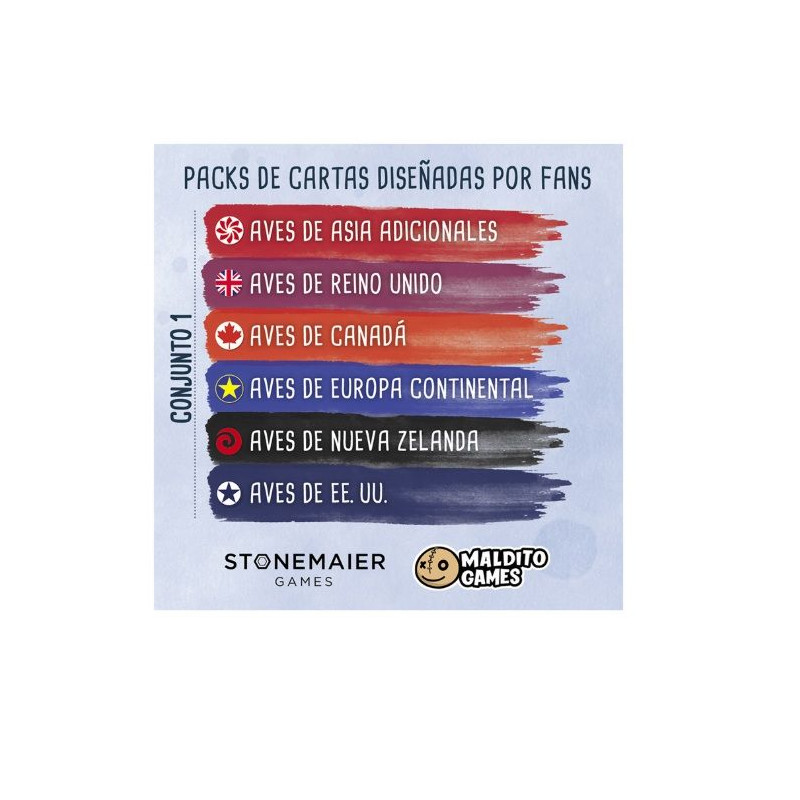 Wingspan - Packs de cartas diseñadas por fans | Juegos de Mesa | Gameria