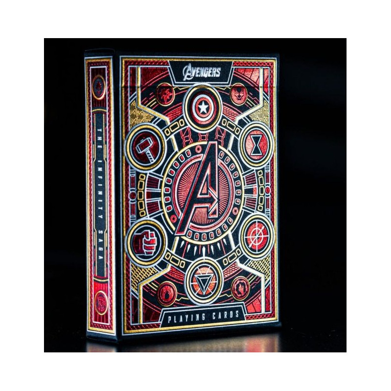 Baraja Naipes Avengers The Infinity Saga Baraja de cartas Red Version | Juegos de Mesa | Gameria