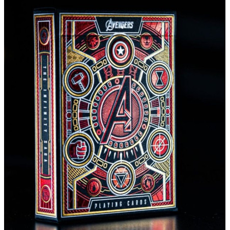 Baraja Naipes Avengers The Infinity Saga Baraja de cartas Red Version