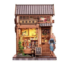 Maqueta Sujeta Libros Kit Miniature House Sakura O Kimono Shop 19 x 14 cm | Accesorios | Gameria